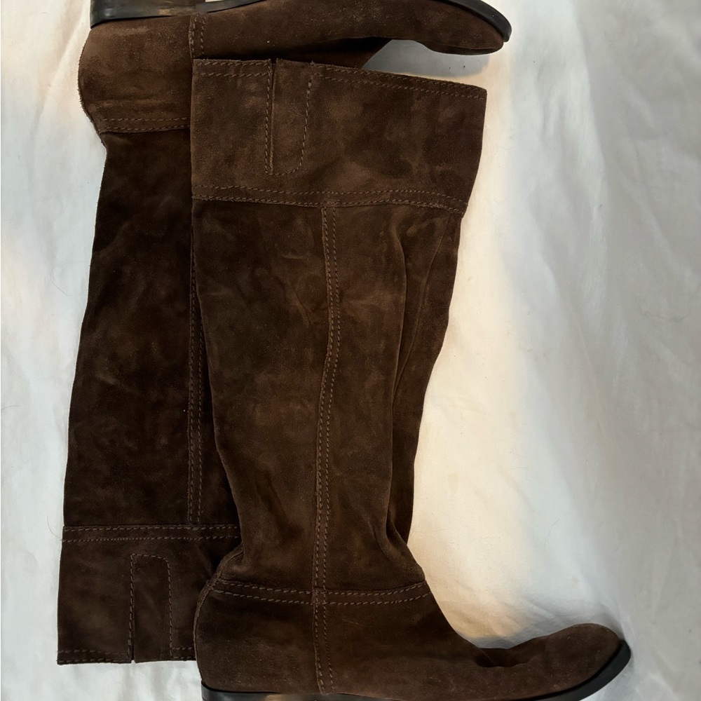 Nine West Brown Suede Boots